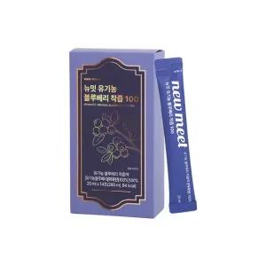 뉴밋 유기농 100% NFC 생착즙 생과 블루베리즙 블루베리주스 1박스