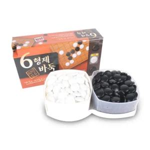 육형제 바둑알 21호 HJBO21P 바둑연습 흑돌 백돌 집중력향상