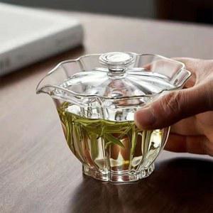 개완배 다기 다관 유리개완 찻잔 내열 다구 내열유리 세트 다반 그릇 투명