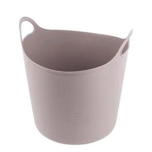 세탁 바구니 원형 빨래통 대형 아기 수건 다용도 수거함 세탁바구니