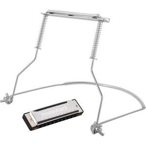 [미국배송] 하모니카 홀더 세트 10홀 디아토닉 블루스 키 오브 C 초보자 학생 성인 친구 선물 업데이트를 위한 조절 가능한 전문가용