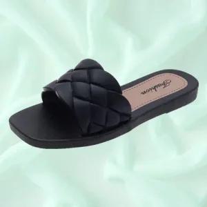 심플한 퀼팅 사무실 선생님 교사 트위스트 슬리퍼 WFKY0B7