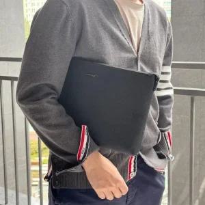 남성 세련된 디자인 캐주얼 빅 클러치백(대사이즈) WFKMJ83