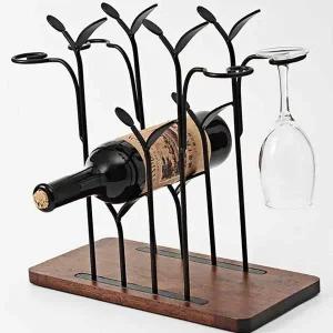 블랙와인 랙 와인잔거치대 와인잔걸이 와인보관 (WFG1PXZ)