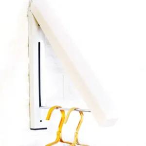 벽고정 미니행거 간이 폭좁은 벽부형 벽 접는 폴딩 옷걸이대 공간활용 벽옷걸이