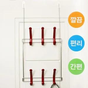 키친아트도어후크 2단 도어후크 도어훅 다용도걸이 문옷걸이 문걸이