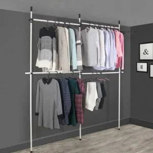 의류 정리 원룸 자취방 고정식 스탠드 벽걸이 행거 스탠드행거 고정식행거 튼튼한행거