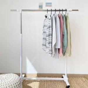 높낮이 조절 가능한 이동 조립식 행거 스탠드 매장용 철제조립식행거 의류매장용행거