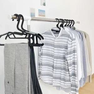 매장 실내용 화이트 컬러 튼튼 1단 스탠드 바퀴 행거 의류매장용행거 의류용행거