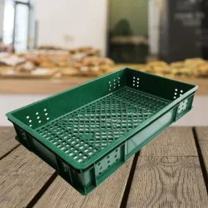빵바구니2호 녹색 플라스틱 다용도 이사 빵박스 상자 빵바구니 대형바구니 야채바구니