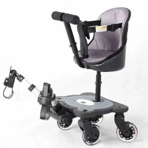 유모차 보조의자 라이더 둘째 의자 보조 페달 연결