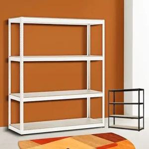 4단 선반제작 오픈 무볼트앵글120 철제선반 와이드 앵 철제선반 벽선반 다용도선반