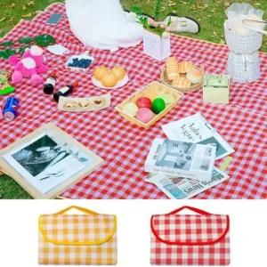 감성 휴대용 방수 피크닉매트 캠핑 소풍 체크 돗자리 두꺼운돗자리 돗자리매트
