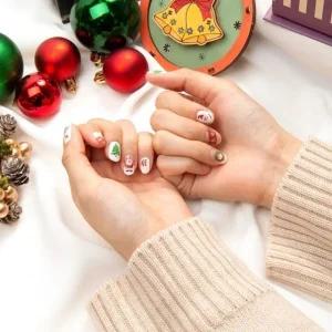 고품질 크리스마스 파츠 네일스티커 디자인랜덤 1개 (WFFUC3A)