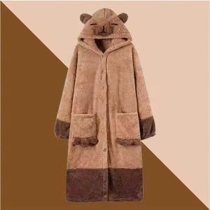 [피커]모자 파자마 동물 디자인 후드파자마 수면파자마