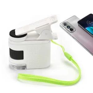 [에이치플러스몰]스마트폰 장착 80배율 미니 현미경 마이크로스콥 루페