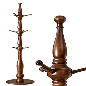 산타페 : 스탠드 원목 옷걸이 행거 수납 엔틱 나무 튼튼한 당일 무료