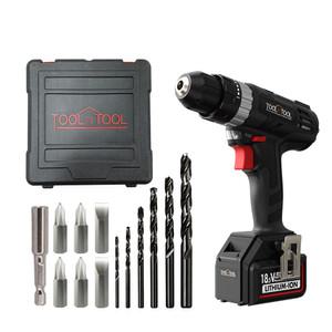 툴앤툴 18.5V 충전식 무선 전동드릴 TNT-REX18LIZ(+필수 액세서리)