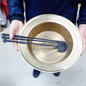 정감있는 놋쇠화로 세트(32cm내외)/동화로/청동화로/미니화로/옛날 화로/전통화로/