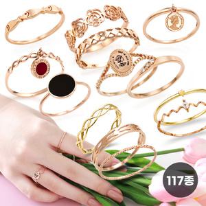 [17%] 14K반지 정품 117종ㅣ데일리 여자 금반지 모음ㅣ가성비 좋은 실반지 (1호~22호)