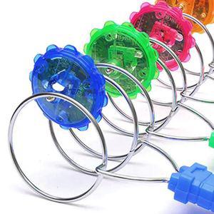 불빛 자석 팽이 (1p) 굴렁쇠,자이로 ,LED