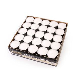 티라이트 캔들 8시간 50개 세트 행사용 초 이벤트 양초