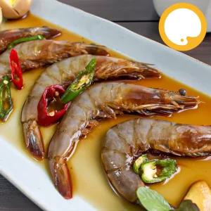 흰다리새우 2kg 소(50/60) 100-120마리 에콰도르 페루 냉동 간장새우 대하구이