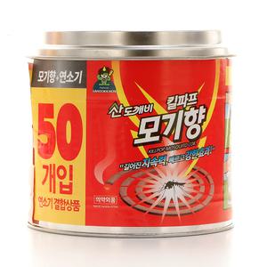 산도깨비 킬파프 캔 모기향 50개입 모기향+캔 연소기 모기약 모기퇴치 해충퇴치기
