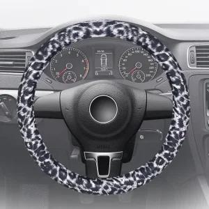 평화자동차 시크릿 스팟 겨울 핸들커버 호피 370 380