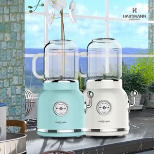 하트만 HMB-S1708 레트로 6중 칼날 1인용 감성레트로 소형 믹서기