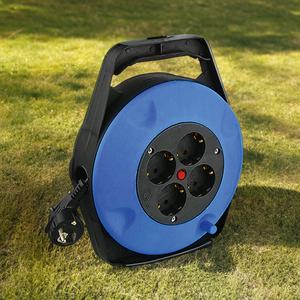 스마토 4구 전선릴 10M 전기연장선 캠핑 휴대용 리드선