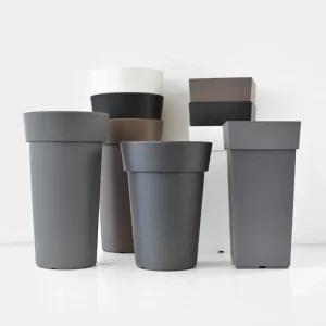 마이플랜트 유니크 모던 대형 화분 거실 베란다 플라스틱 인테리어 화분