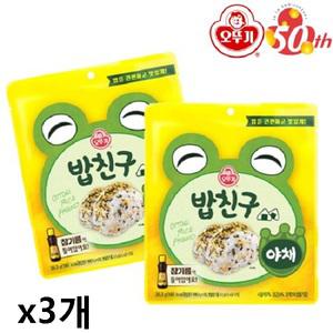 오뚜기 밥친구 야채 36.3g  X3개 /