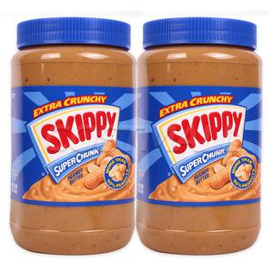 스키피 땅콩버터 1.36kg X 2개 청크 크런치 땅콩잼
