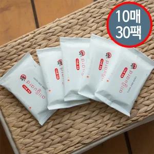 여행용 살균 소독티슈 일회용 손세정제 휴대용 손소독제 10매 30팩
