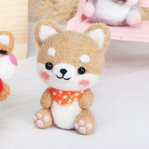 양모 니들펠트 시바견(인형) YMZ143