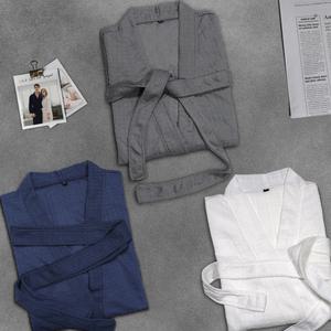 커플 와플 목욕가운 호텔 샤워가운 잠옷