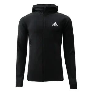 아디다스 클라이마웜 니트 후드집업 블랙 남자 긴팔 후디 풀집 DZ7402