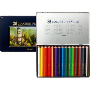 문화연필 넥스프로 색연필 36색 틴케이스 KPI-OMB