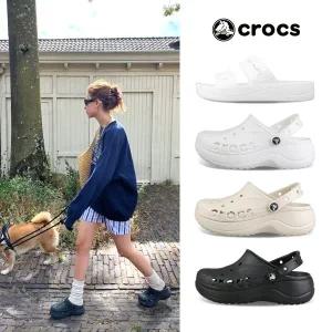 [크록스] 플랫폼 클로그K 여성 샌들 슬리퍼 클래식 / 바야 / 글리터 9종택일