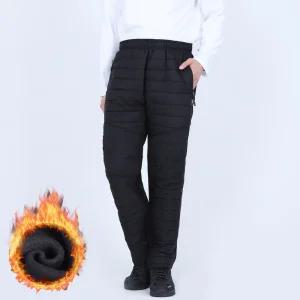 겨울 패딩바지 방한 솜 누빔 보온 기모 깔바지 온장고 낚시 오토바이 스판 누비 작업복 하의 고무 동계 빅사이즈