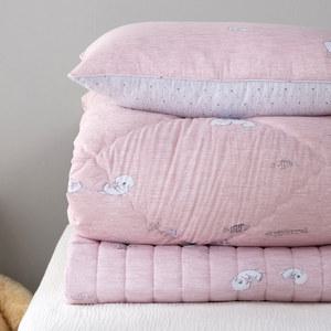 마린 오가닉면 60수 키즈 슈퍼싱글 이불+패드+베개커버 세트