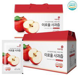 [바로이즙] 이로울 사과즙 NFC착즙 100%  30포 2박스