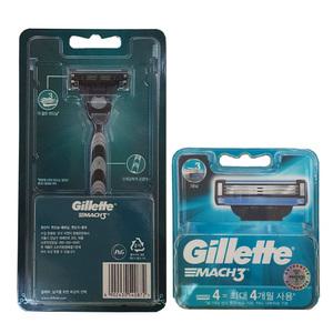 질레트 마하3 면도날 4입 or 마하3 면도기
