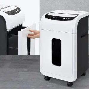 1회 최대 20매 이동식 자동 문서세단기 종이세절기 파쇄기 30리터 36x28x60cm