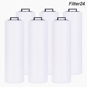 [필터24]듀벨 F15 수도애 연수기 호환 리필필터-고급형 6개 SET [정품 대비 20% 두께 UP]