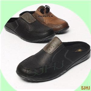 행텐	토크 남성 슬리퍼/블랙,진브라운/클래식/편한 슬리퍼/막힌/실내/사무/외출/