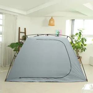 [셀링코리아]S 산들로 암막 95 보온 폴리 난방텐트 1인용 싱글 SA-IT025 거실형 겨울 가족 실내텐트