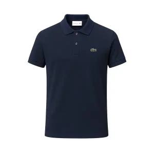 라코스테 클래식핏 폴로 피케 카라 반팔티 네이비 L1212-166