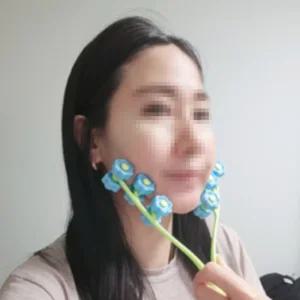 플라스틱 페이스롤러 얼굴 이중턱 마사지 롤링도구